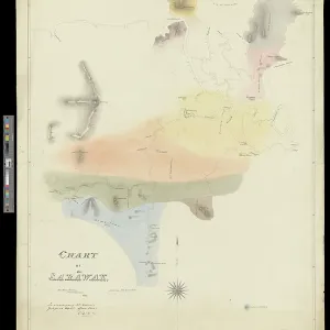 Chart of Sarawak, Borneo (1846)