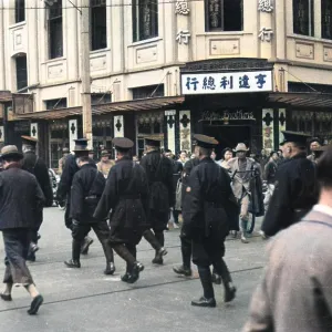 Chinese troops in Peking