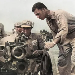 Chinese troops trained by Americans