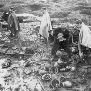 Clearing up after the Battle of Menin Road