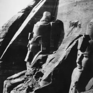 Colossal statues at Abu Simbel, Egypt Colossal statues at Abu Simbel, Egypt