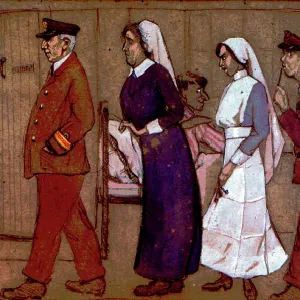 The Commandant's daily inspection, WW1 The Commandant's daily inspection, WW1
