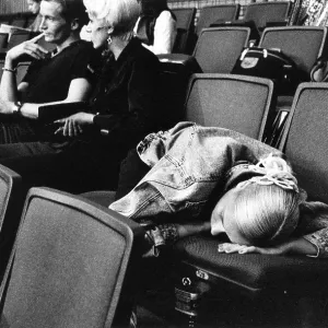 Competitor takes a rest - Ballroom dancing qualifier Competitor takes a rest - Ballroom dancing qualifier