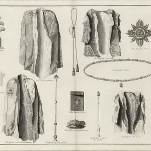 Components of dress of the Order of the Garter Components of dress of the Order of the Garter