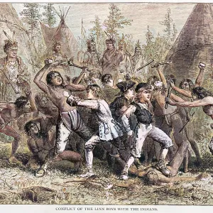 Conflict of the Linn boys with the Indians Conflict of the Linn boys with the Indians