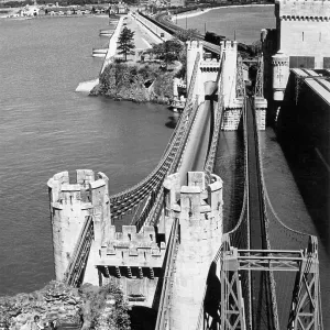 Conway Castle Bridge, Gwynedd, North Wales Conway Castle Bridge, Gwynedd, North Wales