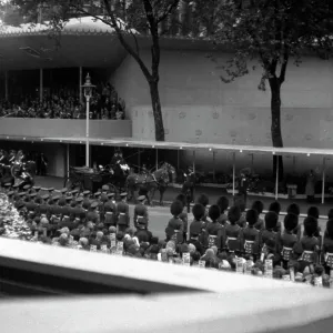 Coronation. Guard of Honour in position Coronation. Guard of Honour in position