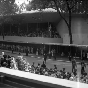 Coronation. Markers waiting for Guard of Honour Coronation. Markers waiting for Guard of Honour