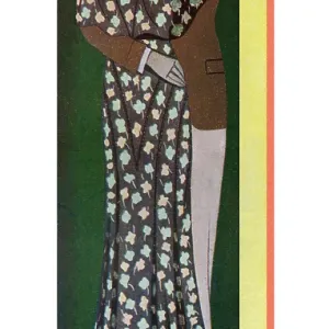 Couple dancing. Art deco