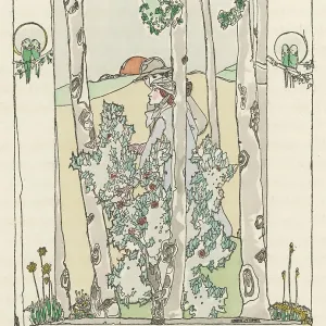 COUPLE IN WOODS/HOLLY COUPLE IN WOODS/HOLLY