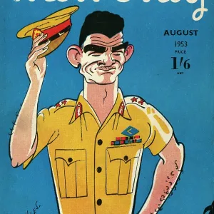 Cover design, Men Only, General Neguib Cover design, Men Only, General Neguib