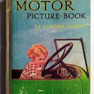 Cover design, The Motor Picture Book Cover design, The Motor Picture Book