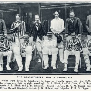 Cricket - The Grasshoppers Side v. Sandhurst Cricket - The Grasshoppers Side v. Sandhurst