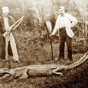 Crocodile hunting, Africa
