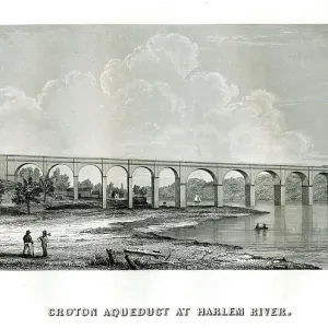 Croton aqueduct at Harlem River Croton aqueduct at Harlem River