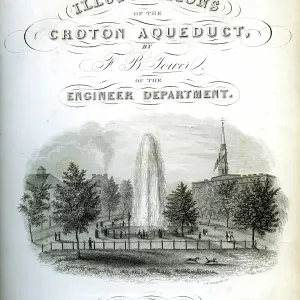Croton aqueduct title page Croton aqueduct title page