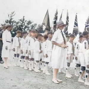 Cubs and scouts on church parade, Bermuda Cubs and scouts on church parade, Bermuda