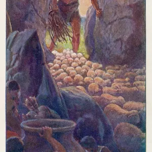 CYCLOPS ENTERS HIS CAVE CYCLOPS ENTERS HIS CAVE