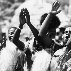 Dancing and Clapping Zulus Dancing and Clapping Zulus