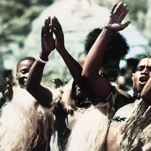 Dancing and Clapping Zulus Dancing and Clapping Zulus