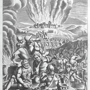 David flees for refuge to King A ??