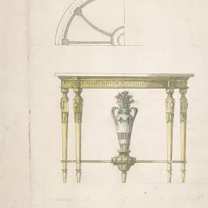 Design for a Console Table, second half 18th century Design for a Console Table, second half 18th century