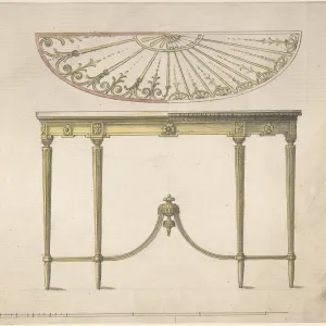 Design for a Table, second half 18th century Design for a Table, second half 18th century