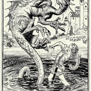 DRAGON OF WATER-MILL