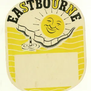 Eastbourne Luggage Label