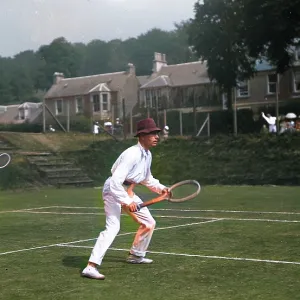 Edwardian tennis match
