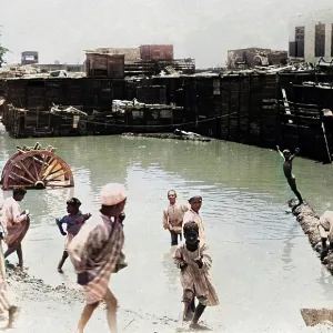 EGYPTIAN FLOOD 1930S EGYPTIAN FLOOD 1930S