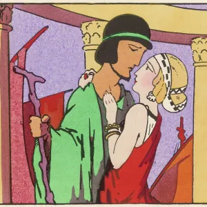 Embracing lovers Embracing lovers