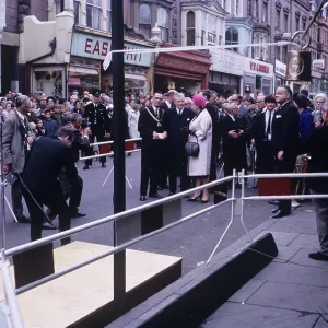 Erith Town Centre Official Demolition Ceremony, 1966