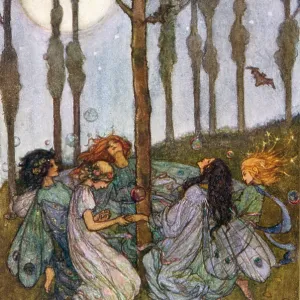 Fairies dance in a circle - Fairy Ring Fairies dance in a circle - Fairy Ring