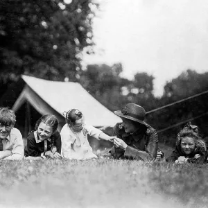Family camp, Quex Park Family camp, Quex Park