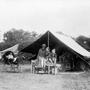 Family camp, Quex Park Family camp, Quex Park