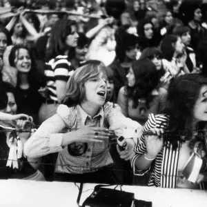 Fans at a David Cassidy concert, c.1974 Fans at a David Cassidy concert, c.1974