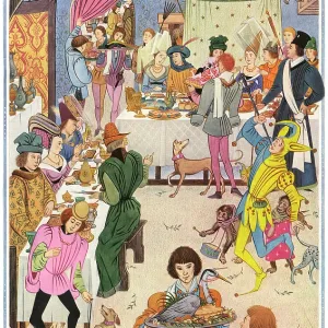 Feasting in the Middle Ages by Pauline Baynes Feasting in the Middle Ages by Pauline Baynes