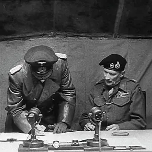 Field Marshal Bernard Montgomery Receiving Field Marshal Bernard Montgomery Receiving