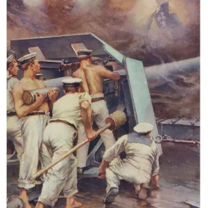 FIRING SHIP GUNS FIRING SHIP GUNS