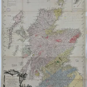 First Geological Map of Scotland [1808]