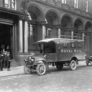 First Royal Mail motor van First Royal Mail motor van
