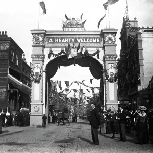 Fishergate Arch Preston Guild 1902 Fishergate Arch Preston Guild 1902