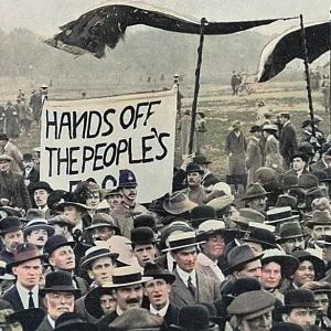 Food Protest in Hyde Park, WW1 Food Protest in Hyde Park, WW1