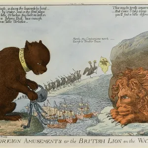 Foreign Amusements or the British Lion on the Watch Foreign Amusements or the British Lion on the Watch