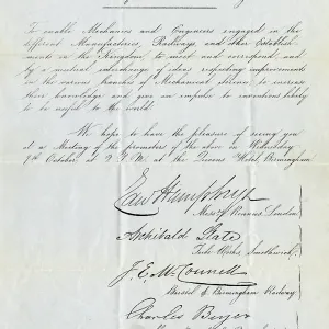 Foundation letter - Institution of Mechanical Engineers Foundation letter - Institution of Mechanical Engineers