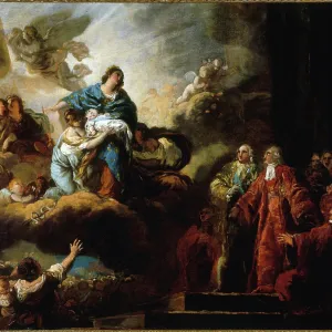 FranCois-Guillaume Menageot (1744-1816). Allegory of FranCois-Guillaume Menageot (1744-1816). Allegory of
