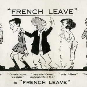 French Leave, by Reginald Berkeley, touring play French Leave, by Reginald Berkeley, touring play