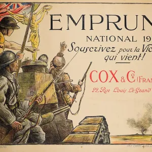 French poster, War Bonds, WW1 French poster, War Bonds, WW1