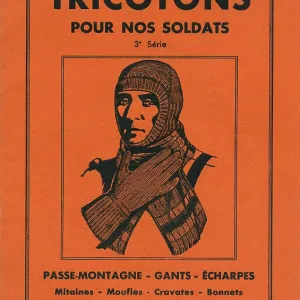 French WW1 knitting pattern French WW1 knitting pattern